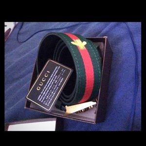 Gucci bee belt size 36/40